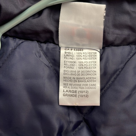 Bears jacket size youth 10/12 blue and orange color - Picture 4 of 11